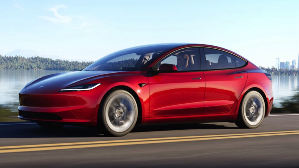 Tesla Model 3 best electric car in uk